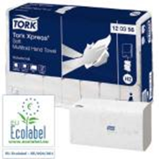 Изображение Dvieļi-salvetes 2 slāņi,  Advanced Soft H2,  180 salvetes TORK