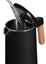 Attēls no Electric kettle Double Wall 1,5 L Concept Black RK 3301