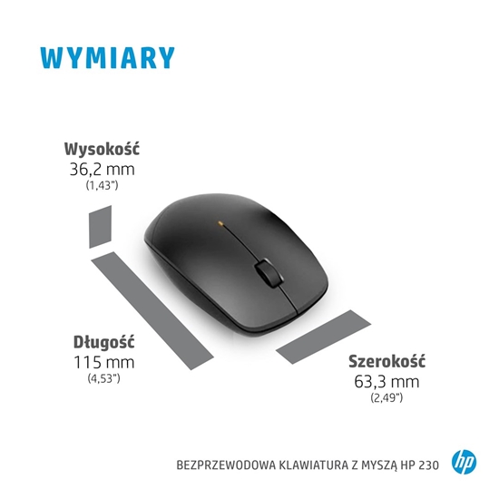Изображение HP 230 Wireless Mouse and Keyboard Combo