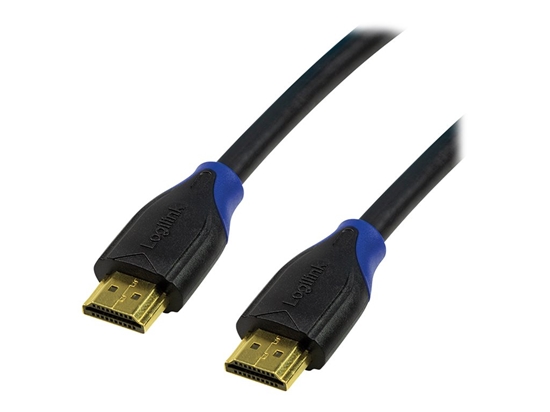 Picture of Logilink HDMI-Kabel Ethernet High Speed, 4K2K/60Hz,1.00m sw. bulk