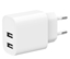 Picture of Lādētājs Gembird Universal 2 x USB Charger White