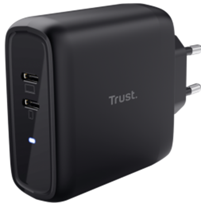 Изображение Lādētājs Trust Maxo 65W 2x USB-C Black