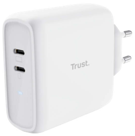 Изображение Lādētājs Trust Maxo 65W 2x USB-C White