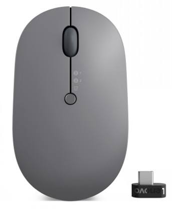 Изображение Lenovo Go Multi-Device mouse Ambidextrous RF Wireless + Bluetooth Optical 2400 DPI