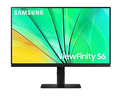 Attēls no LCD Monitor|SAMSUNG|24"|Panel IPS|2560x1440|16:9|100 Hz|5 ms|Swivel|Pivot|Height adjustable|Tilt|Colour Black|LS24D600EAUXEN