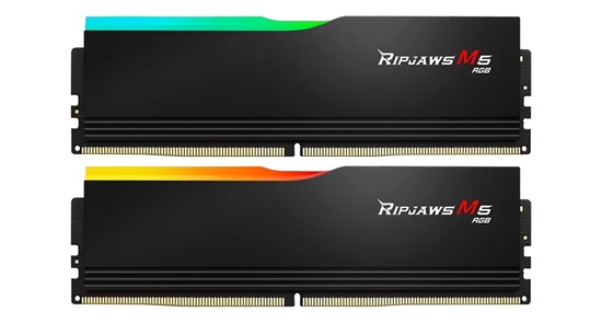 Изображение Pami G.Skill Ripjaws M5 RGB, DDR5, 32 GB, 6400MHz, CL32 (F5-6400J3239G16GX2-RM5RK)