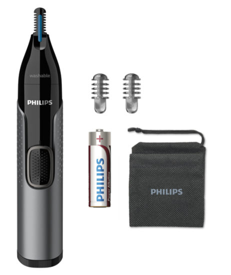 Picture of Philips 3000 series Nose Trimmer Series 3000 NT3650/16 Washable nose, ear and eyebrow trimmer with 2 combs