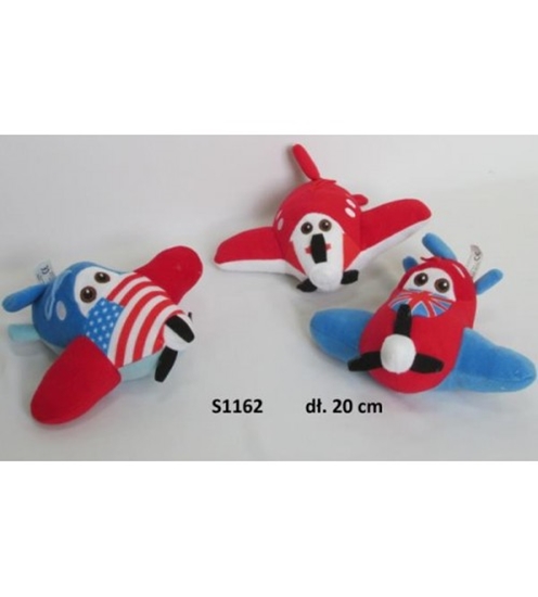 Picture of Plīša lidmašīna 20 cm (S1162) dažādas 136312