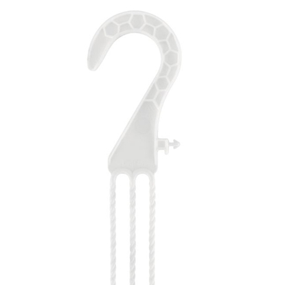 Attēls no Puķu poda āķis 33cm balts