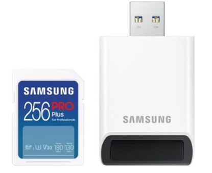 Attēls no Samsung MB-SD256SB/WW memory card 256 GB SDXC UHS-I
