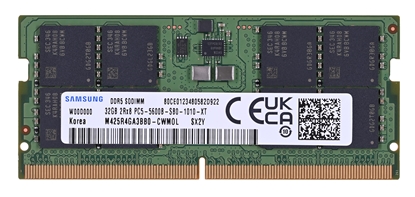 Attēls no Samsung SO-DIMM 32GB DDR5 2Rx8 5600MHz PC5-44800 M425R4GA3BB0-CWM