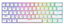 Attēls no Savio WHITEOUT X2 BLUE Mechanical keyboard