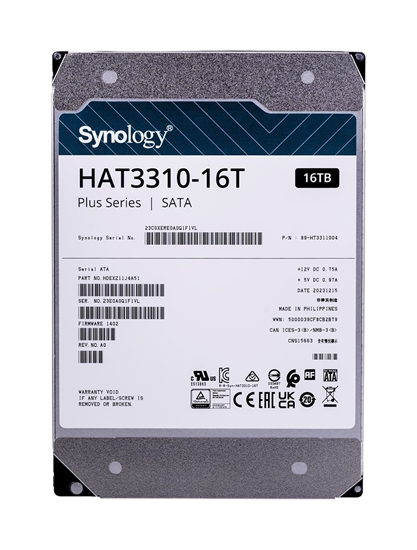 Picture of Synology HAT3310-16T internal hard drive 3.5" 16 TB Serial ATA