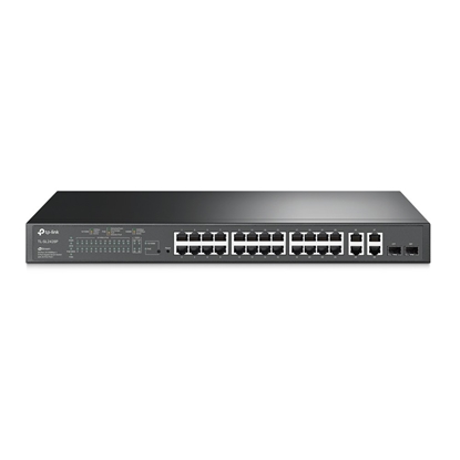 Picture of Switch|TP-LINK|SL2428P|Rack|PoE+ ports 24|250 Watts|SL2428P