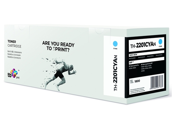 Изображение Toner do HP Color LaserJet Pro 4202 W2201A TH-2201CYAN 100% nowy cyan