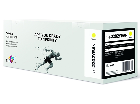 Изображение Toner do HP Color LaserJet Pro 4202 W2202A TH-2202YEAN 100% nowy żółty