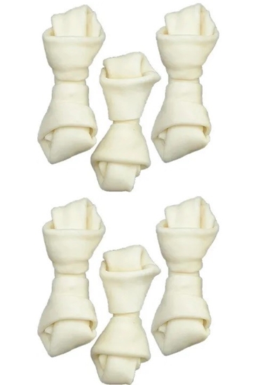 Picture of ZOLUX Knotted white bone - chew for dog - 54g