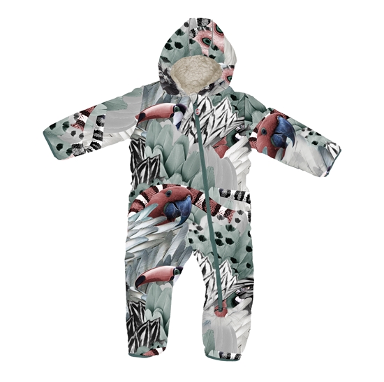 Изображение Lodger Skier BotAnimal kombinezons, 18-24 mēn., 86. izm., Parrot