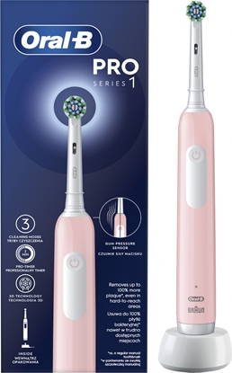 Picture of Braun Oral-B Cross Action Electric Toothbrush / Pink