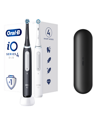 Attēls no BRAUN Series iO4 el.zobu birstes,Matt Black+Quite White