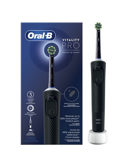 Picture of BRAUN Vitality PRO el.zobu birste, melna