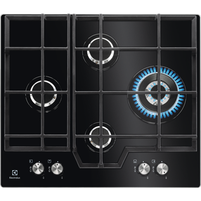 Picture of Electrolux stikla gāzes plīts virsma, iebūv., 60cm