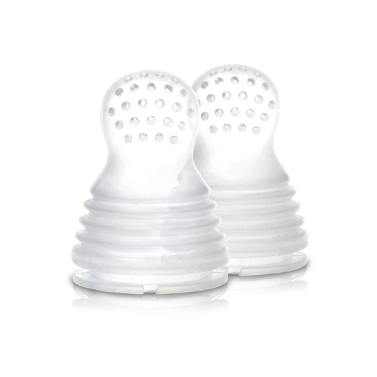 Изображение Kidsme Food Feeder Plus patentēts silikona uzgalis, XL izmērs (2 gab.), no 6 mēn.