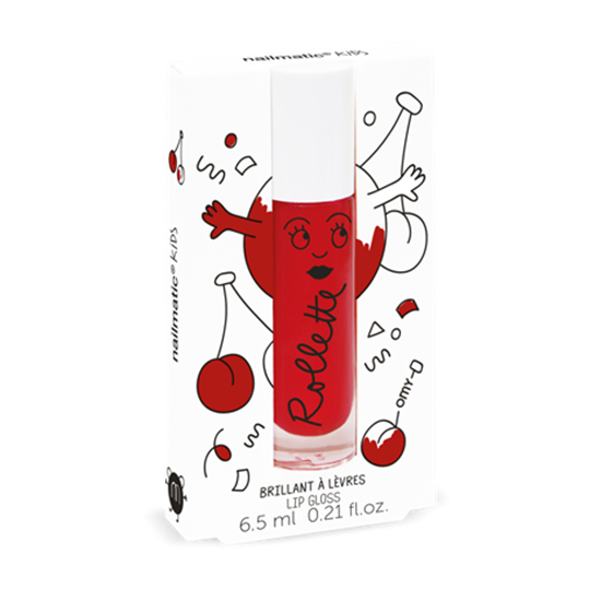 Picture of Nailmatic Kids Dabīgs un mitrinošs bērnu lūpu spīdums ar vitamīniem un augļu garšu, Cherry, 6,5 ml
