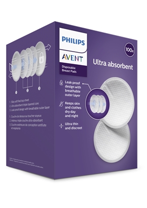 Изображение Philips Avent Vienreizējas lietošanas krūšturu ieliktnīši (100 gab.)