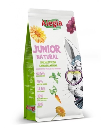 Изображение ALEGIA Junior Natural - rabbit food - 650g
