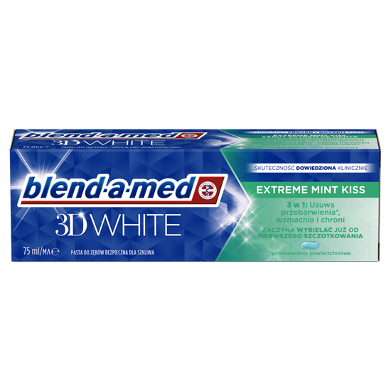 Picture of Blend-a-Med 3D WHITE EXTREME MINT KISS zobu pasta 75ml