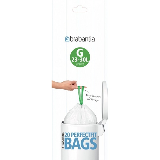 Picture of BRABANTIA atkritumu tvertņu maisiņi, 23-30 l, (G) (20 gab)