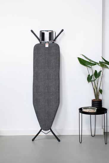 Picture of BRABANTIA gludināmā dēļa pārvalks, 124x38 cm, Denim Black (B) 4mm+ 4mm filcis