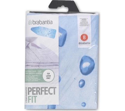 Attēls no BRABANTIA gludināmā dēļa pārvalks, 124x38 cm, Icewater (B) 2mm