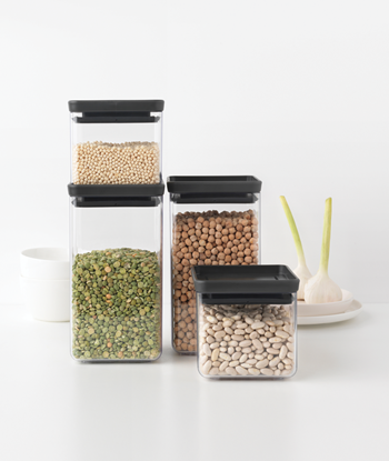 Изображение BRABANTIA kārbu komplekts 4gb., 2x0,7L+2x1,6L