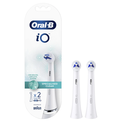 Изображение BRAUN Specialised Clean White nomaināmie zobu birstes uzgaļi, 2 gab.