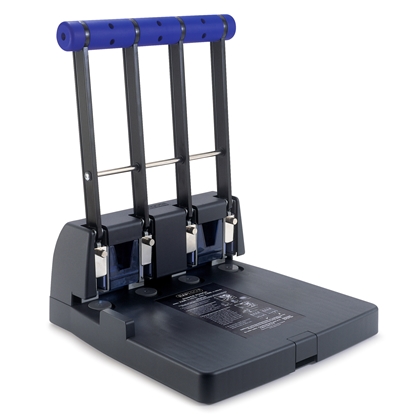 Picture of Caurumotājs RAPESCO 4400, 4 caurumi, 150 loksnēm, melna/violeta