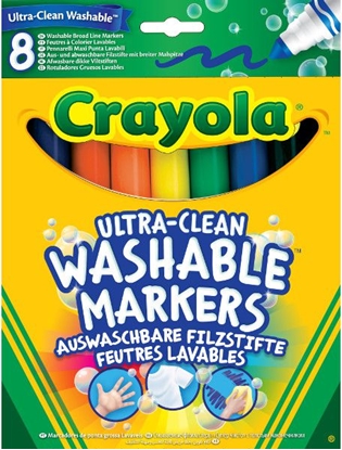 Picture of Crayola Felt-tip pens super washable 8 pcs. (58-8328)