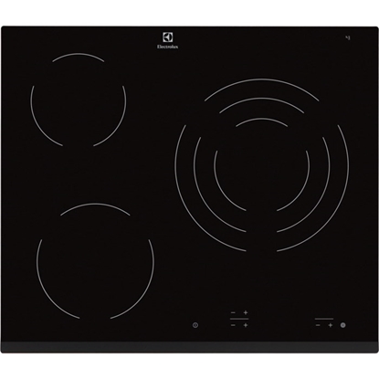 Изображение Electrolux EHF6232FOK built-in Zone induction hob Black hob