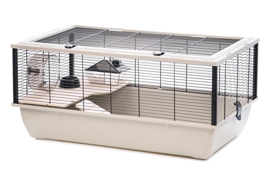 Picture of INTER-ZOO Bob + Wood beige - cage for a hamster