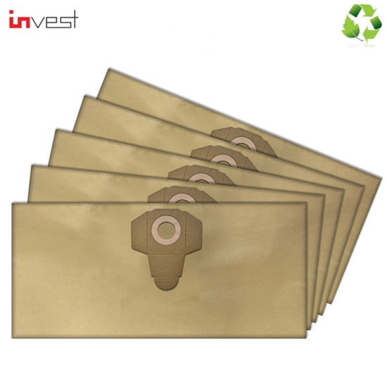 Picture of Invest Eco XL Paper Vacuum Cleaner bags De Longhi Pental Compra Domoscout / Knaufland (5pcs.)