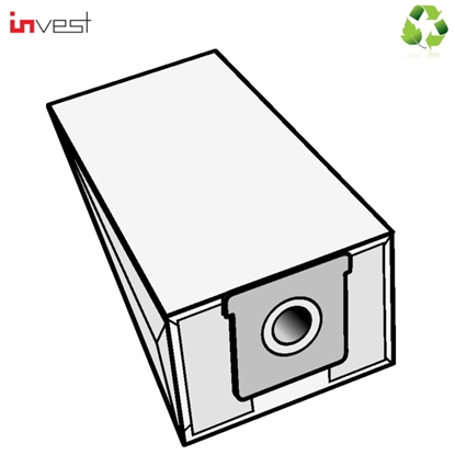 Picture of Invest Eco Paper Vacuum Cleaner bags PROFI ENGINE DEPARTMENT10 (5pcs.)