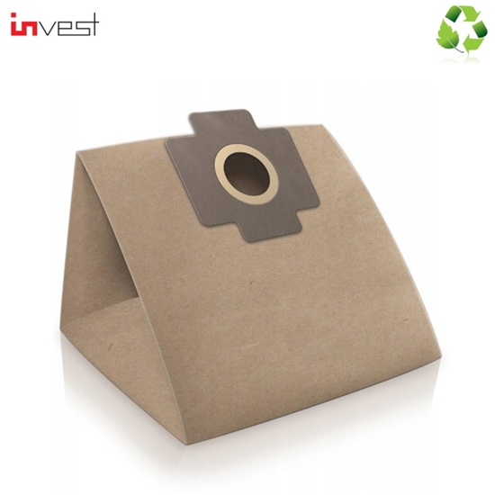 Picture of Invest Eco Paper Vacuum Cleaner bags ZELMER Meteor / Admiral 1010 / 1020 / 1030 (4pcs.) + Filter