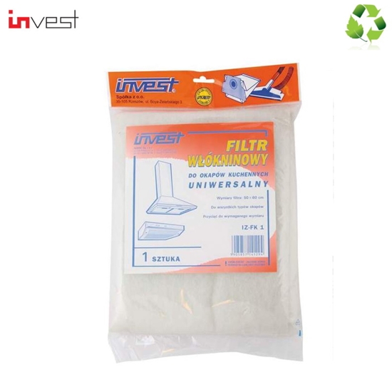 Picture of Invest Invest Universal Non-woven filter (50x60cm) for kitchen hoods (1pcs.)