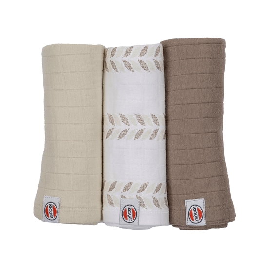 Picture of Lodger Swadler Solid Matcha kokvilnas autiņš, Birch, 70x70 cm, 3gab.