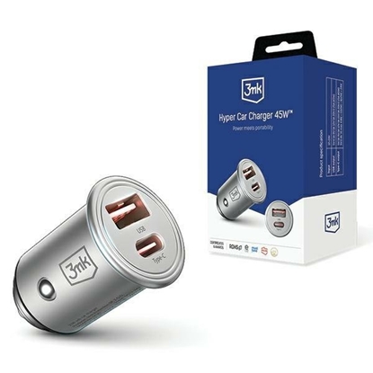 Attēls no Ładowarka samochodowa 45W 1xUSB-C+USB-A 