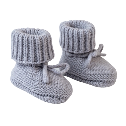 Attēls no Lodger Slipper Folklore Merino vilnas čībiņas,Drizzle, 0-6m