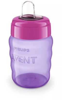 Picture of Philips Avent Easy Sip mācību krūzīte,  9M+, 260ml, silikona snīpis, rozā