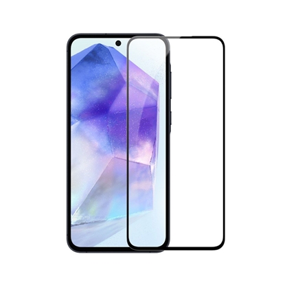 Изображение Riff 9D Curved Full Glue Aizsargstikls priekš Samsung Galaxy A55 5G A556 / A35 5G A356 / S25 FE S731B