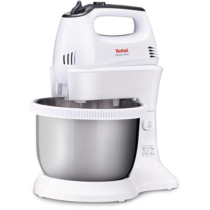 Изображение Tefal HT312138 mixer Stand mixer 300 W Silver, White